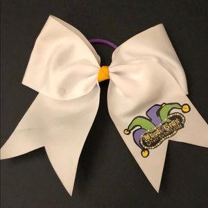 “Mardi Gras Spirit” bow